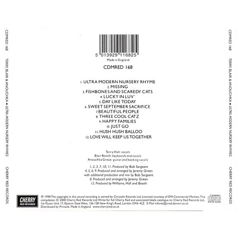 CD 【】 Ultra Modern Nursey Rhymes TerryBlair＆Anouchka