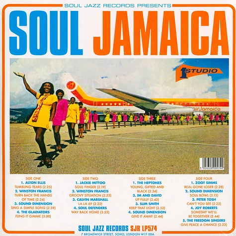 Soul Jazz Records presents - Soul Jamaica - Vinyl 2LP - 2025 - UK