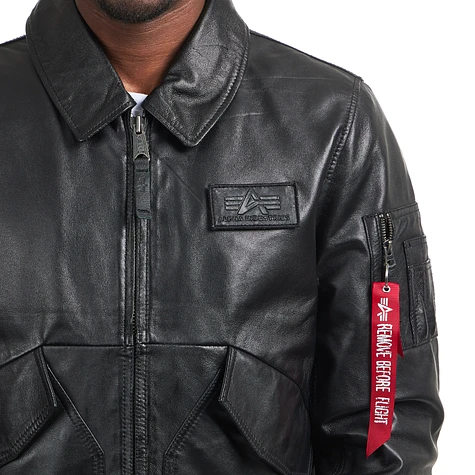 Alpha Industries - CWU 45/P Leather Lightweight Bomber Jacket