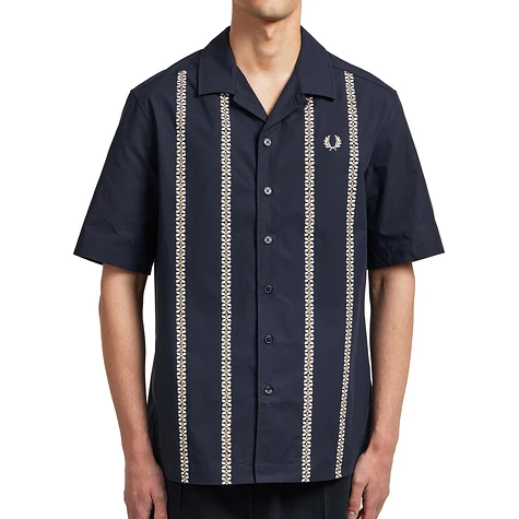 Fred Perry - Placement Print Revere Shirt