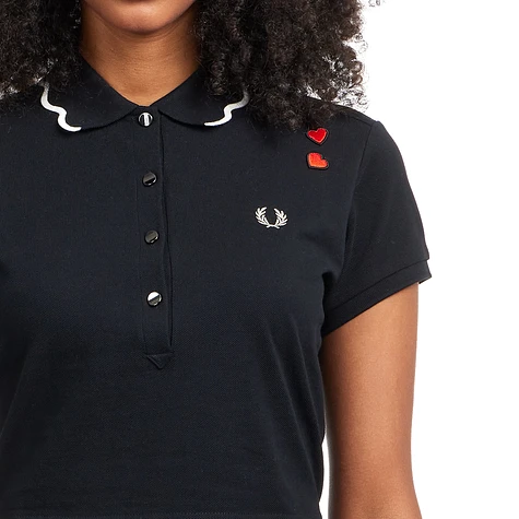 Fred Perry x Amy Winehouse Foundation - Scalloped Trim Polo Shirt