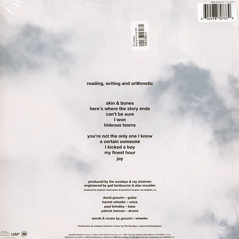 The Sundays - Reading Writing And Arithmetic - Vinyl LP - 1990