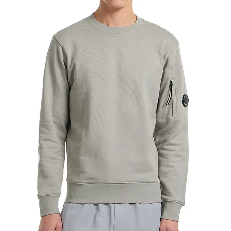 C.P. Company - Diagonal Raised Fleece Crewneck Lens Sweatshirt