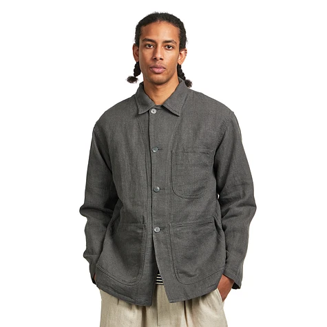 Beams Plus - Mil Chore Jacket Cotton Linen (Grey) | HHV