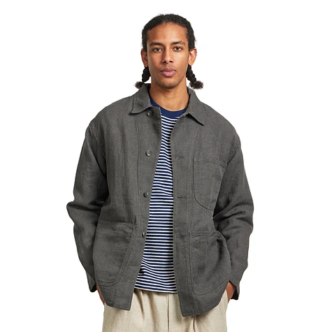 Beams Plus - Mil Chore Jacket Cotton Linen (Grey) | HHV