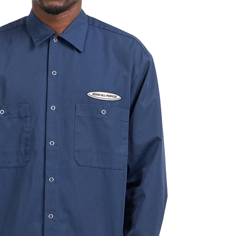 SEDAN ALL-PURPOSE - Oval Logo Work Shirt (Navy) | HHV