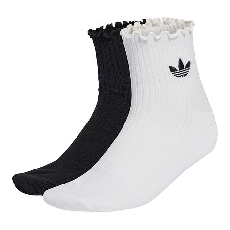 adidas - Ruffle Quarter Socks