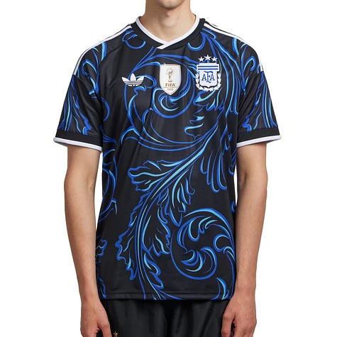 adidas - Argentina 26 Away Replica Jersey (Black / Lucid Blue