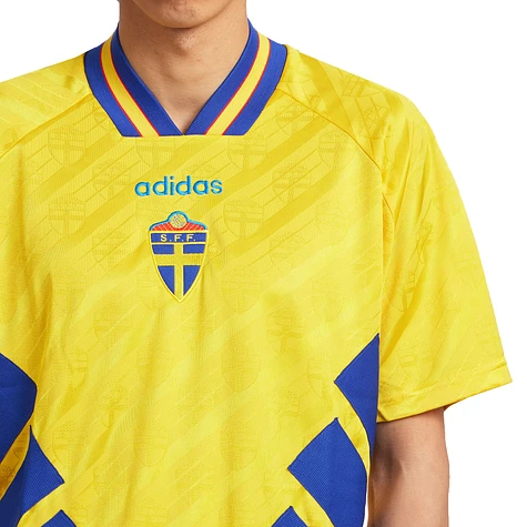 ウェア  94-5 Sweden National Team Jersey adidas - Sweden Home Jersey 1994 (Eqt Yellow) | HHV