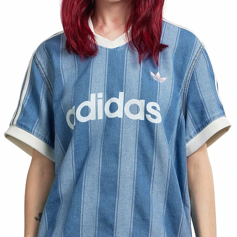 adidas - Denim Football Jersey (Indigo Denim) | HHV