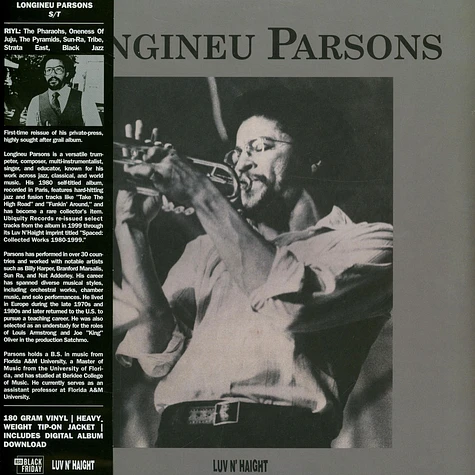 Longineu Parsons - Longineu Parsons Black Friday Record Store Day 2025 Edition