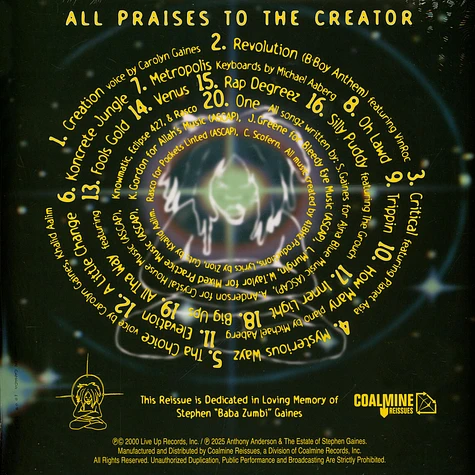 Zion I - Mind Over Matter Black Vinyl Edition