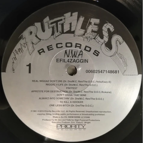 N.W.A. - Efil4zaggin