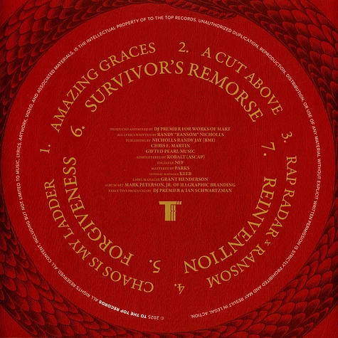 DJ Premier X Ransom - The Reinvention Red Vinyl Edition - Vinyl LP