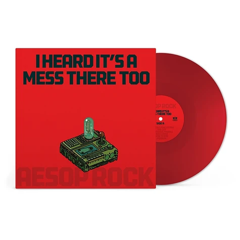 Aesop Rock - I Heard It's A Mess There Too Apple Red Vinyl Edition