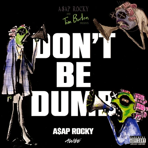 A$AP Rocky - Don't Be Dumb Black & White Vinyl Edition