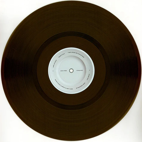 James Blake - Trying Times HHV GSA Exclusive Transparent Black