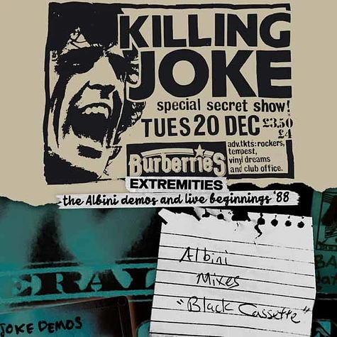Killing Joke - Extremities The Albini Demos And Live Beginnings 88 Black Vinyl Edition