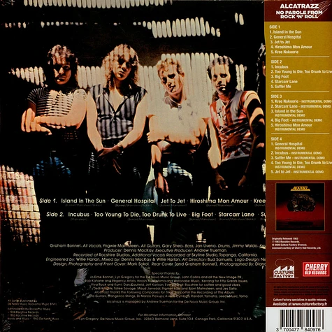 Alcatrazz - No Parole From Rock 'N' Roll Record Store Day 2026