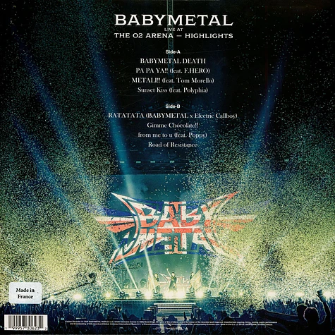 Babymetal - Live At The 02 Arena - Highlights Record Store Day