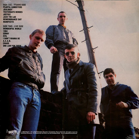 4 Skins - The Good, The Bad And The Ugly Clear Vinyl Edition - Vinyl LP ...