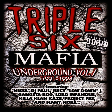 C.H.A.O.S. ‎ Underground HIPHOP 12inch Triple 6 Mafia - Kings of Memphis: Underground Vol 3 (Colored 2xLP