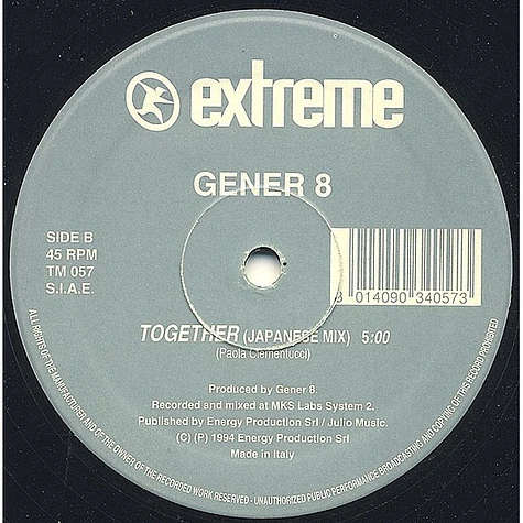 Gener Gener 8 - Together - Vinyl 12