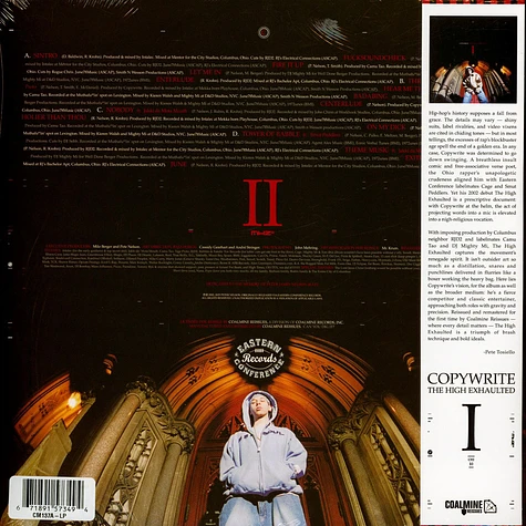 Copywrite - The High Exhaulted Signed & Numbered Marbled Ember Vinyl ...