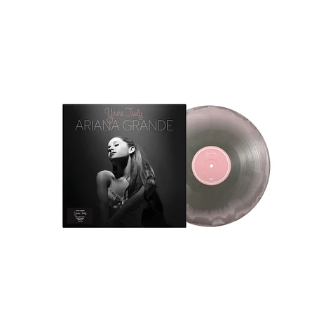【USオリジナル】美品シュリンク付き Ariana Grande LP Ariana Grande - Yours Truly HHV GSA Exclusive Pink & Grey Swirl