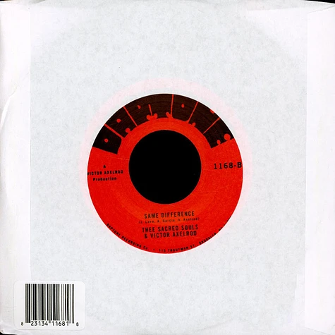 Thee Sacred Souls & Victor Axelrod - One And The Same Same Difference