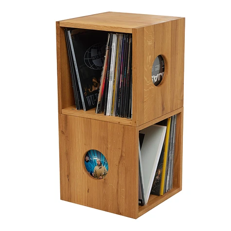 Record Box - Vinyl Showcase Cube for 110x 12" Records