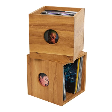 Record Box - Vinyl Showcase Cube for 110x 12" Records