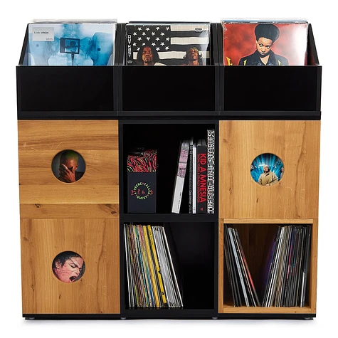 Record Box - Vinyl Showcase Cube for 110x 12" Records