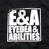 Eyedea & Abilities - E & a logo - white print