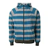 Acrylick - Striped zip-up hoodie