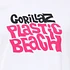 Gorillaz - Plastic Beach Hot Pink Black Logo T-Shirt