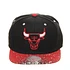 Mitchell & Ness - Chicago Bulls NBA Splatter 2 Tone Snapback Cap