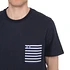 Fred Perry - Polka Dot Stripe Pocket T-Shirt