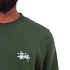 Stüssy - Basic Logo Applique Crewneck Sweater