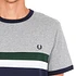 Fred Perry - Striped Panel Ringer T-Shirt