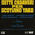 Piero Piccioni - 7 Cadaveri Per Scotland Yard Black Vinyl Edition