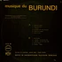 V.A. - Musique Du Burundi