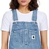 Carhartt WIP - W' Bib Overall Straight "Jay" Blue Denim, 10 oz