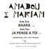 Amadou & Mariam - Baarra / Ja Pense A Toi