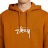 Stüssy - Stock Logo Applique Hoodie