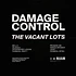 The Vacant Lots - Damage Control White / Black Splatter Vinyl Edition