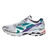 White / Silver / Teal Blue
