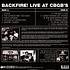 Backfire! - Live At Cbgb Splatter Vinyl Edition