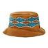 Diamond Knit Bucket Hat (Nutmeg)