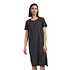 Regenerative Organic Certified Cotton T-Shirt Dress (Ink Black)